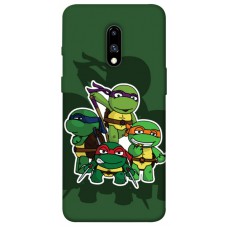 TPU чехол Demsky Green turtles для OnePlus 7