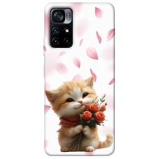 TPU чехол Demsky Animals love 2 для Xiaomi Poco M4 Pro 5G