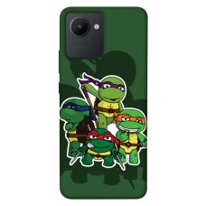 TPU чохол Demsky Green turtles для Realme C30