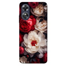 TPU чехол Demsky Velvet roses для Oppo A17