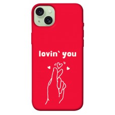 TPU чехол Demsky Loving you для Apple iPhone 15 Plus (6.7")