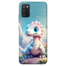 TPU чехол Demsky Білий дракоша для Samsung Galaxy A02s