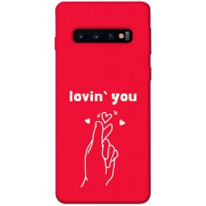 TPU чехол Demsky Loving you для Samsung Galaxy S10