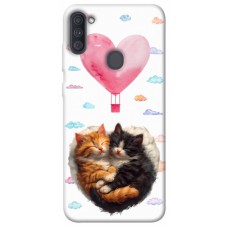 TPU чехол Demsky Animals love 3 для Samsung Galaxy A11