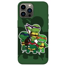 TPU чехол Demsky Green turtles для Apple iPhone 12 Pro Max (6.7")