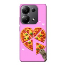 TPU чохол Demsky Pizza Love для Xiaomi Redmi Note 13 Pro 4G