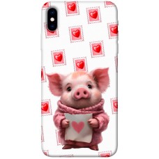 TPU чохол Demsky Animals love 6 для Apple iPhone X (5.8")