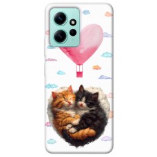 TPU чохол Demsky Animals love 3 для Xiaomi Redmi Note 12 4G