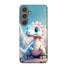 TPU чохол Demsky Білий дракоша для Samsung Galaxy S24+