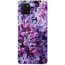 TPU чехол Demsky Violet blossoms для Samsung Galaxy Note 10 Lite (A81)