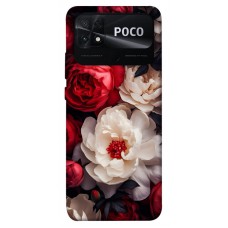 TPU чехол Demsky Velvet roses для Xiaomi Poco C40