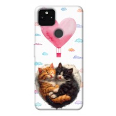 TPU чохол Demsky Animals love 3 для Google Pixel 5A