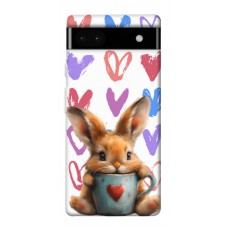 TPU чохол Demsky Animals love 1 для Google Pixel 6a