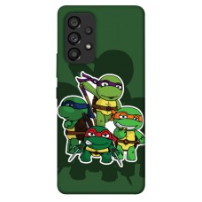 TPU чехол Demsky Green turtles для Samsung Galaxy A53 5G