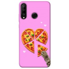 TPU чехол Demsky Pizza Love для Huawei P30 lite