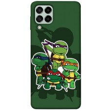 TPU чехол Demsky Green turtles для Samsung Galaxy M53 5G