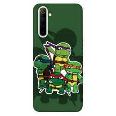 TPU чохол Demsky Green turtles для Realme 6