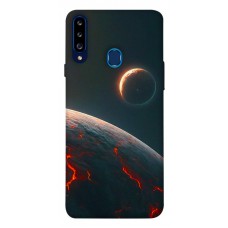 TPU чехол Demsky Lava planet для Samsung Galaxy A20s