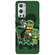 TPU чехол Demsky Green turtles для OnePlus 9 Pro