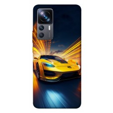 TPU чохол Demsky Yellow Porsche для Xiaomi 12T / 12T Pro