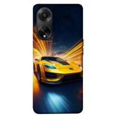 TPU чохол Demsky Yellow Porsche для Oppo A58 4G