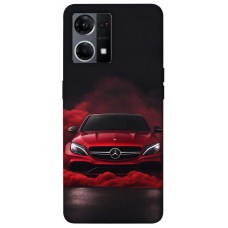 TPU чохол Demsky Red Mercedes для Oppo Reno 7 4G