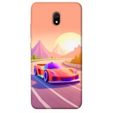 TPU чехол Demsky Машинка на заході сонця для Xiaomi Redmi 8a