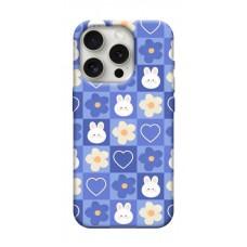 TPU чохол Demsky Кролики-квіточки для Apple iPhone 16 Pro (6.3")