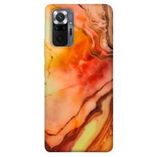 TPU чохол Demsky Червоний корал мармур для Xiaomi Redmi Note 10 Pro