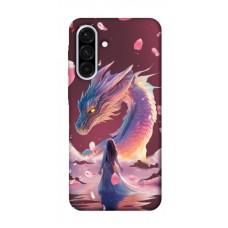 TPU чохол Demsky Girl and dragon для Samsung Galaxy A36 5G