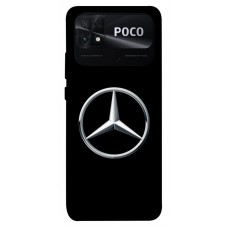 TPU чохол Demsky Mercedes logo для Xiaomi Poco C40