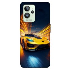 TPU чохол Demsky Yellow Porsche для Realme GT2