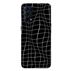 TPU чохол Demsky Warped grid для Oppo Reno 5 4G