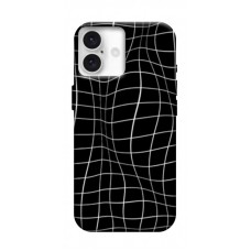 TPU чохол Demsky Warped grid для Apple iPhone 16 (6.1")