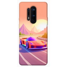 TPU чохол Demsky Машинка на заході сонця для OnePlus 8 Pro