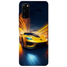 TPU чохол Demsky Yellow Porsche для Samsung Galaxy S20