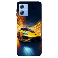 TPU чохол Demsky Yellow Porsche для Motorola Moto G84