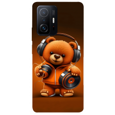 TPU чохол Demsky ведмежа меломан 2 (bear listening music) для Xiaomi 11T / 11T Pro