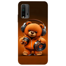 TPU чохол Demsky ведмежа меломан 2 (bear listening music) для Xiaomi Redmi Note 9 4G / Redmi 9 Power / Redmi 9T