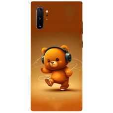 TPU чохол Demsky ведмежа меломан 3 (bear listening music) для Samsung Galaxy Note 10 Plus