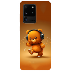 TPU чохол Demsky ведмежа меломан 3 (bear listening music) для Samsung Galaxy S20 Ultra