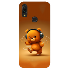 TPU чохол Demsky ведмежа меломан 3 (bear listening music) для Xiaomi Redmi 7