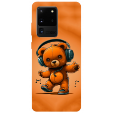 TPU чохол Demsky ведмежа меломан (bear listening music) для Samsung Galaxy S20 Ultra