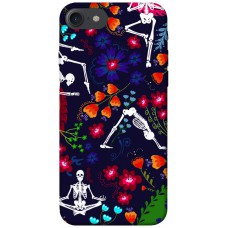 TPU чохол Demsky Yoga skeletons для Apple iPhone 7 / 8 (4.7")