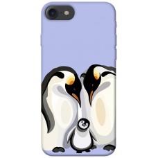 TPU чохол Demsky Penguin family для Apple iPhone 7 / 8 (4.7")