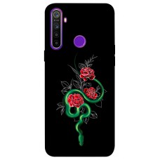 TPU чохол Demsky Snake in flowers для Realme 5