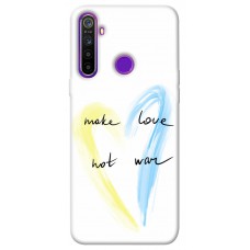 TPU чехол Demsky Make love not war для Realme 5