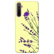 TPU чехол Demsky Lavender art для Realme 5