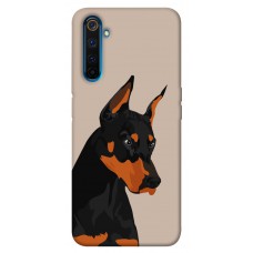 TPU чехол Demsky Doberman для Realme 6 Pro