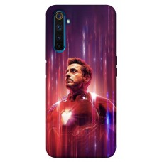 TPU чехол Demsky Comics style Железный Человек для Realme 6 Pro